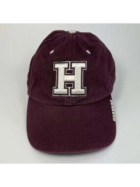 Harvard University NCAA Crimson '47 Hat Maroon Adjustable Strapback Dad Cap
